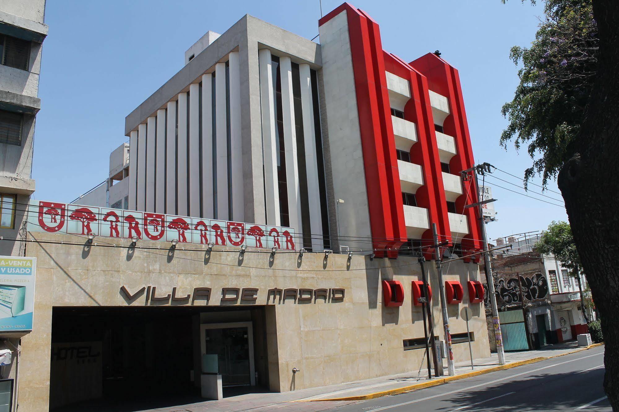 Hotel Villa De Madrid Mexico City Luaran gambar